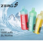 【 One-time Use 】 Genuine zeorS Zero Degree Ice Burst 12,000 mouthpieces Ceramic core atomization extremely cool taste, original North American, shipped on the same day
